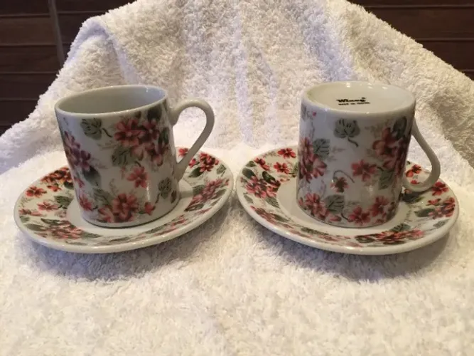 10 xicaras café antigas porcelana Schimidt