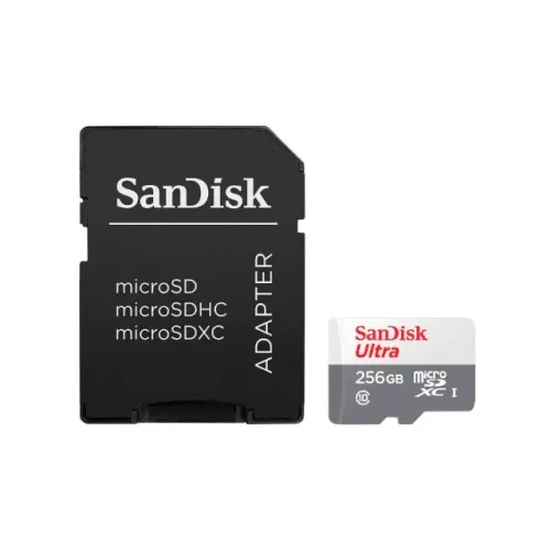 Cartão de Memória MicroSD Sandisk 256 GB Classe 10 Ultra Original