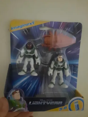 Bonecos Articulados Buzz e Alisha Lightyear Disney Pixar Imaginext - HGT30