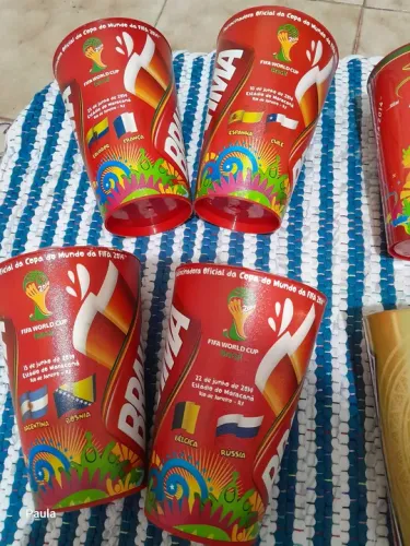 Copos Originais novos Copa do Mundo 2014 Maracanã.