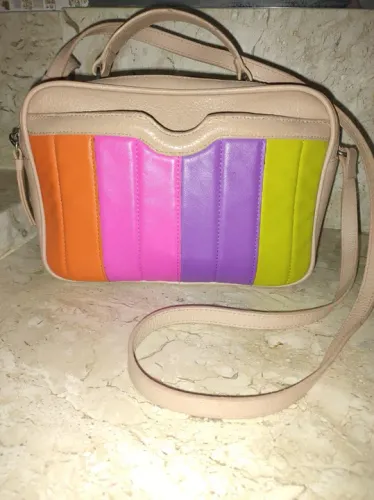 Bolsa Arezzo couro Francine