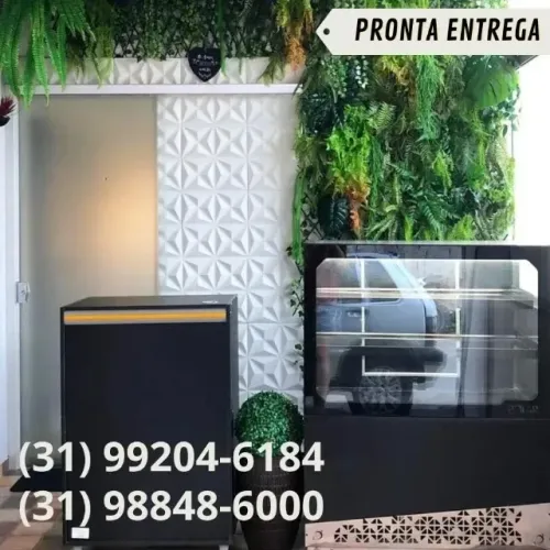 Balcao vitrine seco luxo 
