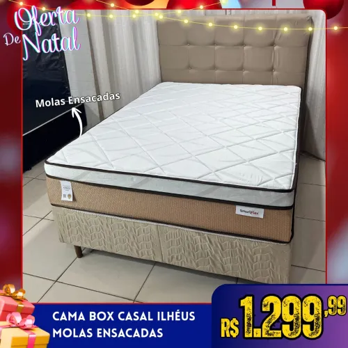 Cama Box Casal Molas Ensacadas Ilhéus Últimas Unidades