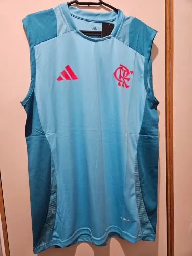 Camisa do Flamengo Treino 2025 Azul