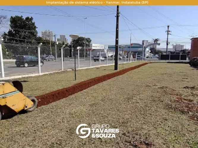 Serviços de valas para fibra óptica e eletrodutos