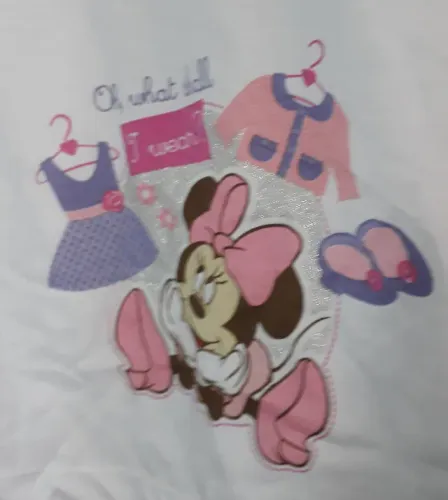 PIJAMINHA INFANTIL PERSONAGEM MINNIE TAM 10 