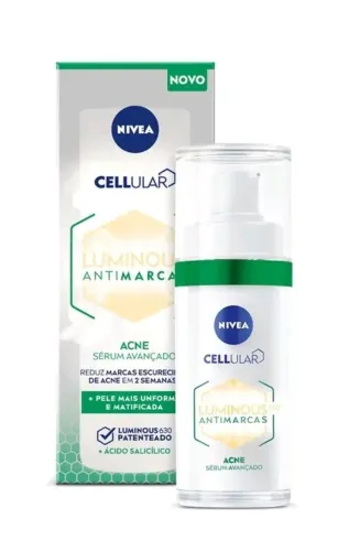 Sérum Facial Nivea Antimarcas Luminous 630 Acne 30ml