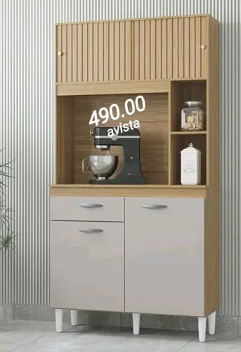 Armário de cozinha novo 490 com montagem 