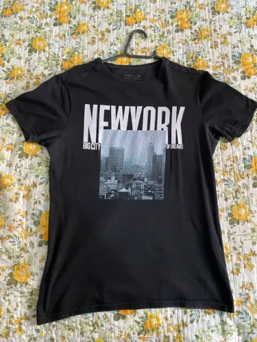 Camiseta Preta New York