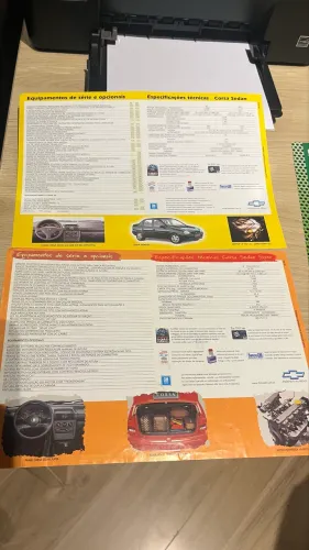 Catálogos Chevrolet anos 90