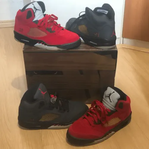 air jordan 5 toro bravo + 3m - 2009 pack - 2 pares