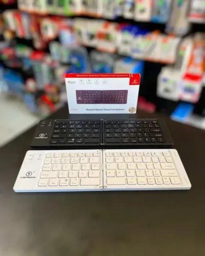 Teclado Dobrável sem Fio Portátil Para Notebook