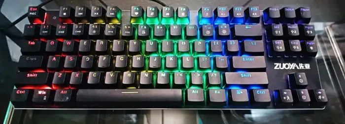 Teclado Mecânico RGB ZUOYA - Gamer