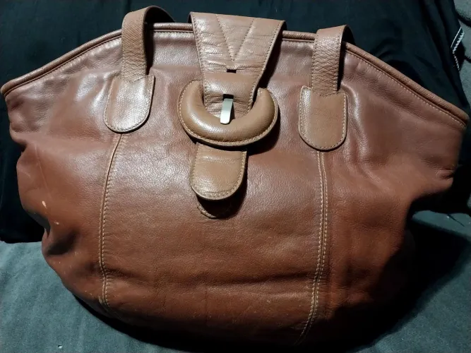 Bolsa de Couro Marrom