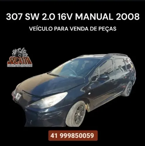 Sucata Venda De Peças Peugeot 307 Sw 2.0 16v Gasolina 2008