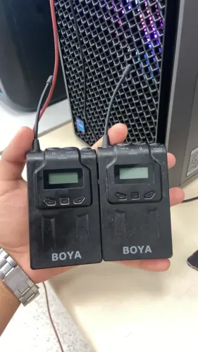 Microfone Boya By-wm6 Lapela Preto Condensador (Usado)