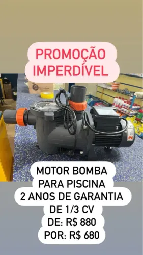 Motor bomba Lepondo para piscina 1/3 cv 