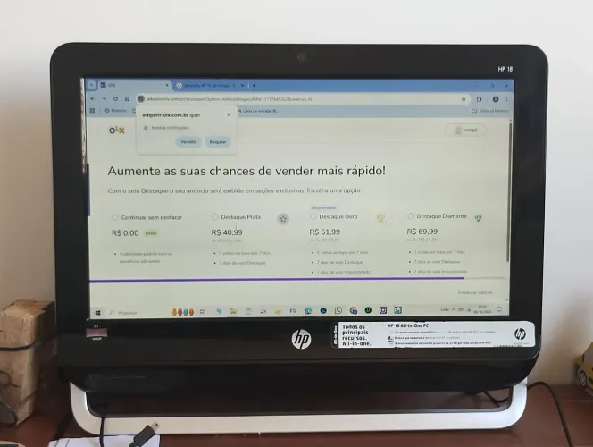 HP 18 All-inOne PC PERFEITO