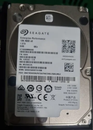 lote com 56 hd seagate 1.8tb sas 10k valor unitario pra pegar o lote