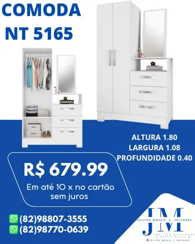 MEGA PROMOÇÃO COMODA NT 5165 NOTÁVEL