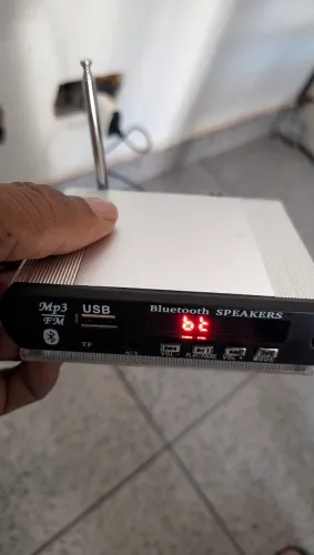 Placa decodificador mp3 bluetooth com case