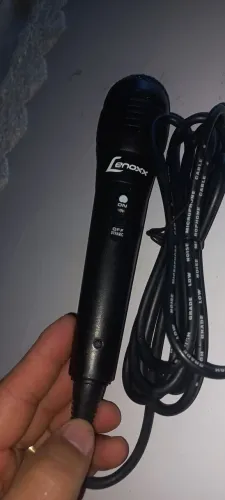 Microfone Lenoxx com Fio - Ótima Qualidade!