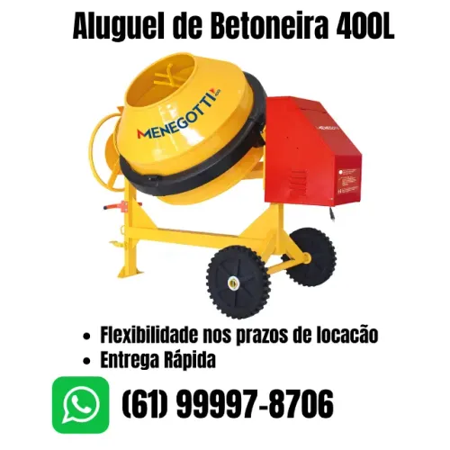 Betoneira 400L - Entrega rápida