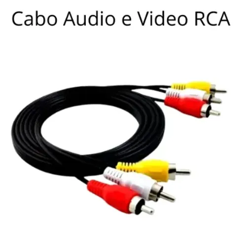 Cabo Stereo AV (áudio e Vídeo) 