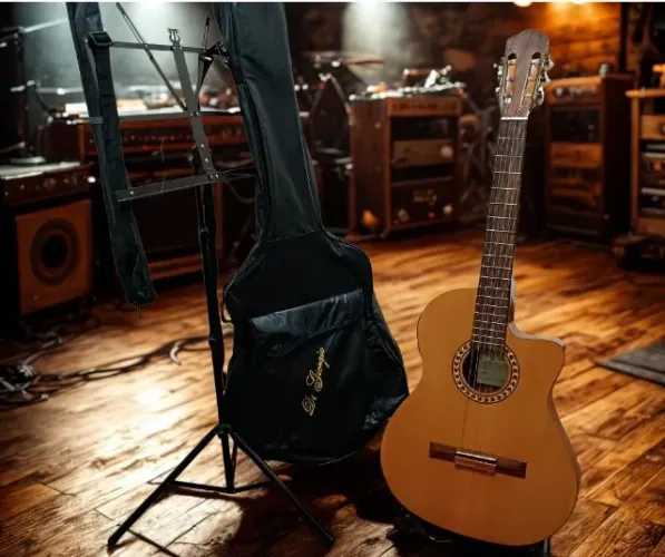 Violão Di Giorgio Talent 1 - Nylon, Eletroacústico, Slim