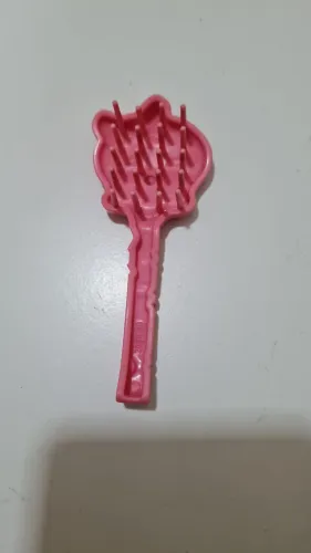 Escova de cabelo de brinquedo rosa