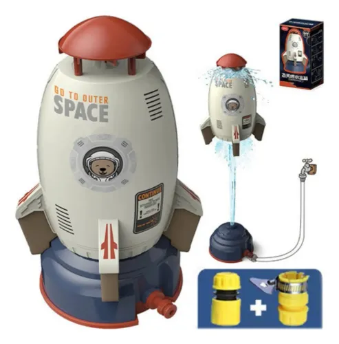 Brinquedo de Jardim - Foguete Espacial Irrigador