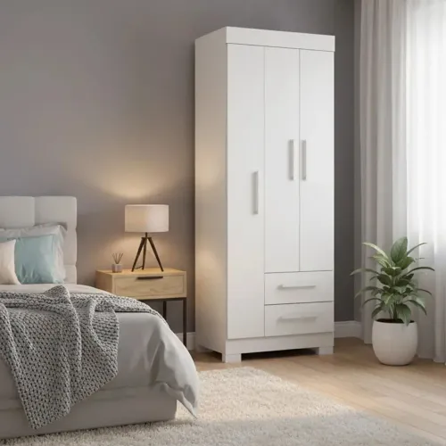 Guarda Roupa Fortaleza 3P - Entrega Rápida