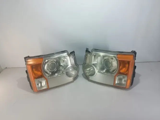 Par de faróis Land Rover Discovery 3 2008