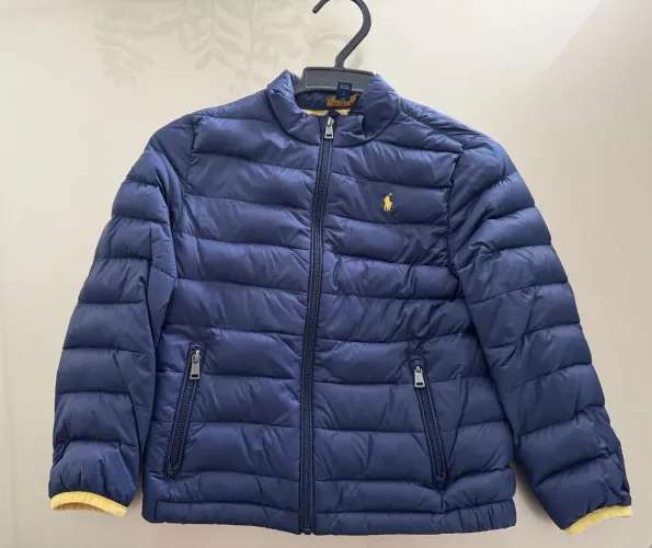 Casaco Infantil Ralph Lauren Original Azul Marinho