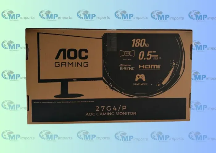 Loja MP Imports: Monitor Gamer AOC 27" Full HD 180Hz Gaming G4 27G4/P HDMI DisplayPort 