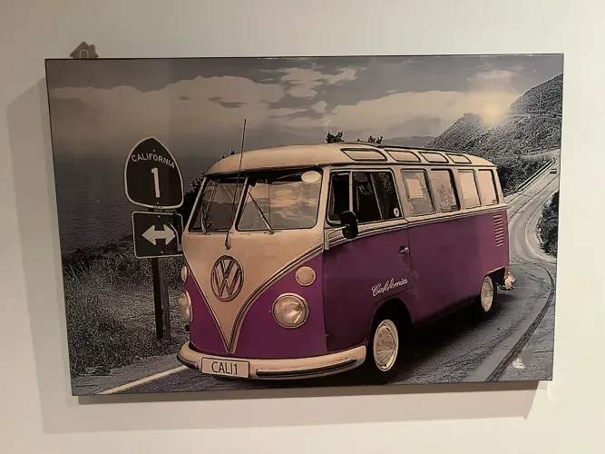 Quadro decorativo kombi 