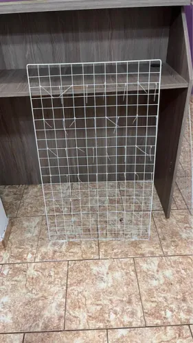Tela de aramada para loja - grade de aço expositor