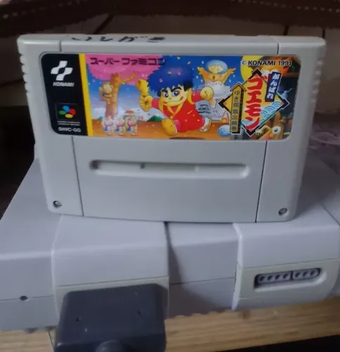 Jogo ganbare goemon para super nintendo original japonês