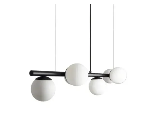 Lustre Moderno 6 Lâmpadas de Bola