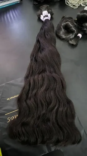 CABELO HUMANO PONTA CHEIA, LIMPO, 65cm, 5.98 o grama. ALTA QUALIDADE!
