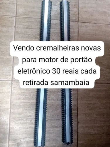 Cremalheira nova para motor de portão eletrônico