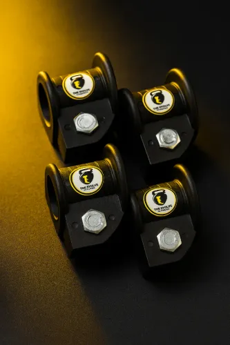 4 presilhas de 30mm com aperto de porca e parafuso