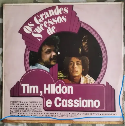 LP Vinil Tim Maia, Hyldon E Cassiano - Os Grandes Sucessos (1981) VG+/VG