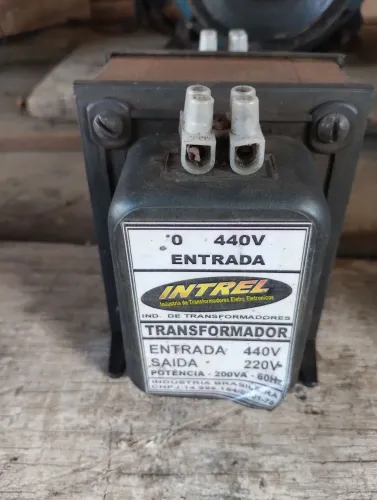 Transformador mono 440v para 220v 200va