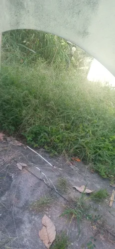 Espelho com instalação em led trincado novo.