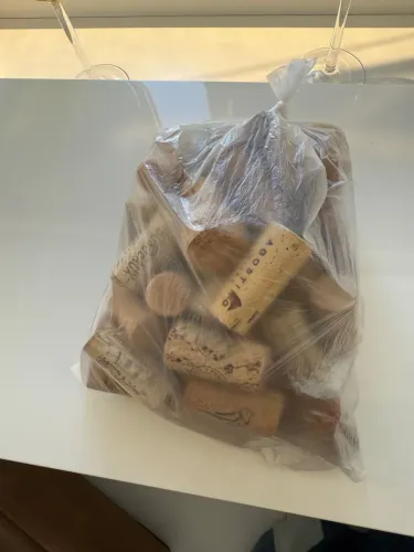 Rolhas de vinho para decoração