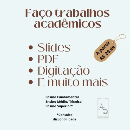 Suporte em Trabalhos Acadêmicos