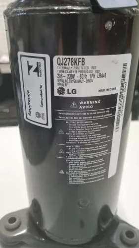 COMPRESSOR ROTATIVO LG - 18000BTU - R22