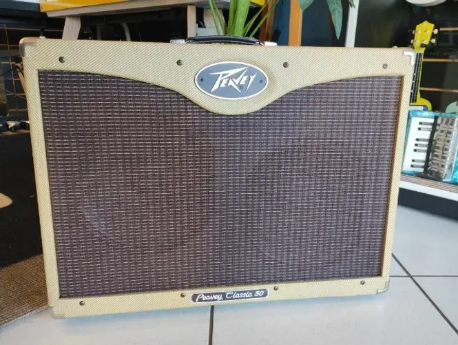 Amplificador P/ Guitarra Valvulado Peavey Classic 50 semi-novo mixer instrumentos musicais