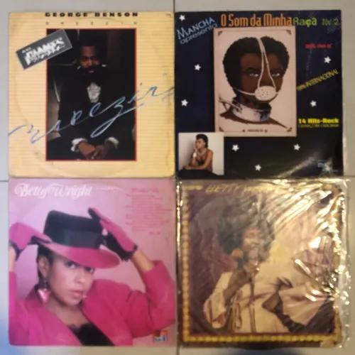 Lotes de Vinil - George Benson, Betty Wright, Mancha